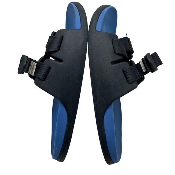Chaco Sandals Kids Juniors 3 Blue Chillos Slides Slip On Z Straps Outdoor Beach - Picture 7 of 16